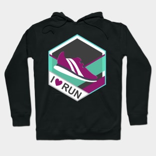 I love to run - Running Lovers Hoodie